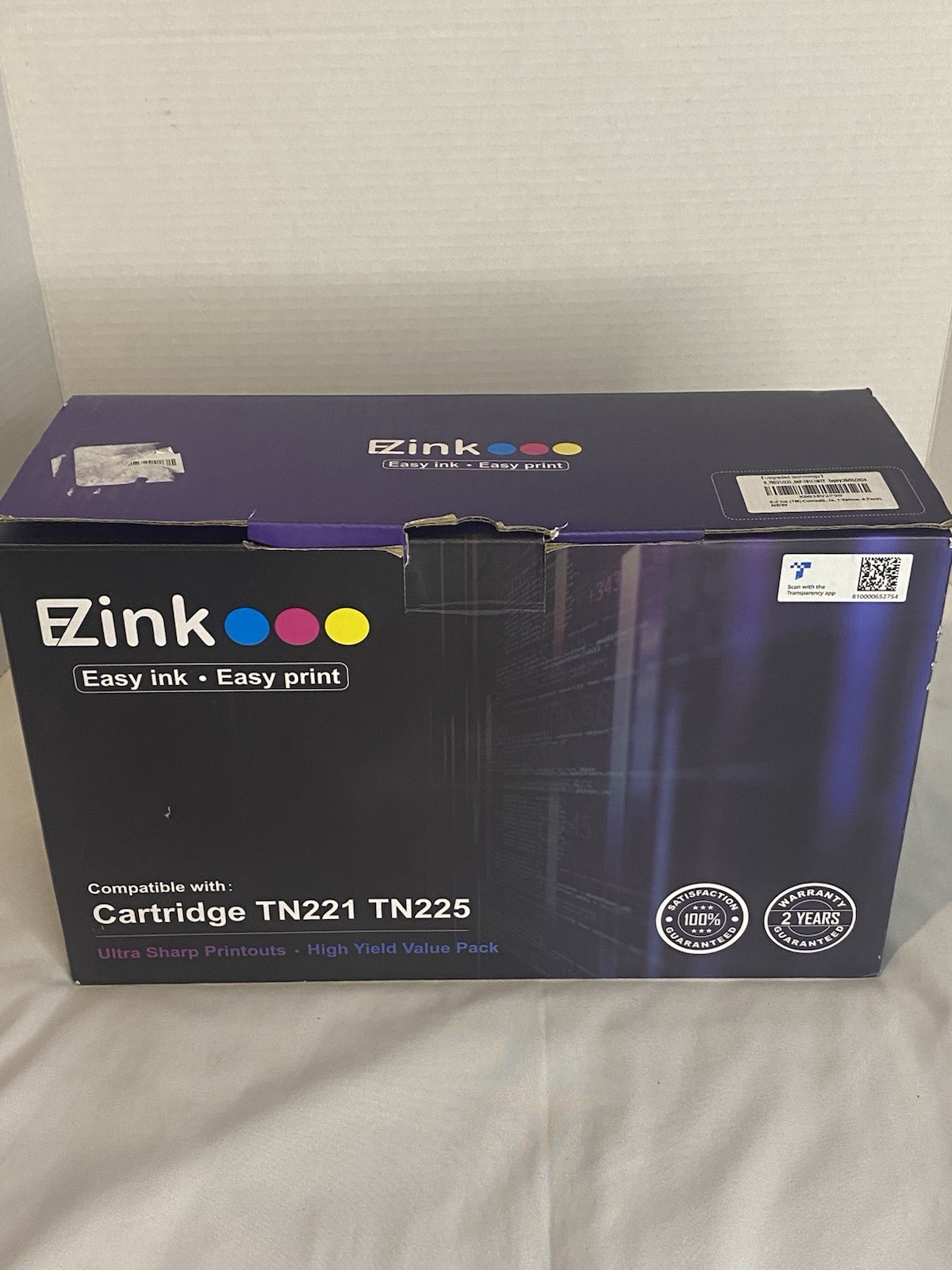 EZink Easy Ink Toner Cartridges Compatible Replacement TN221 TN25 NIB. 4pack