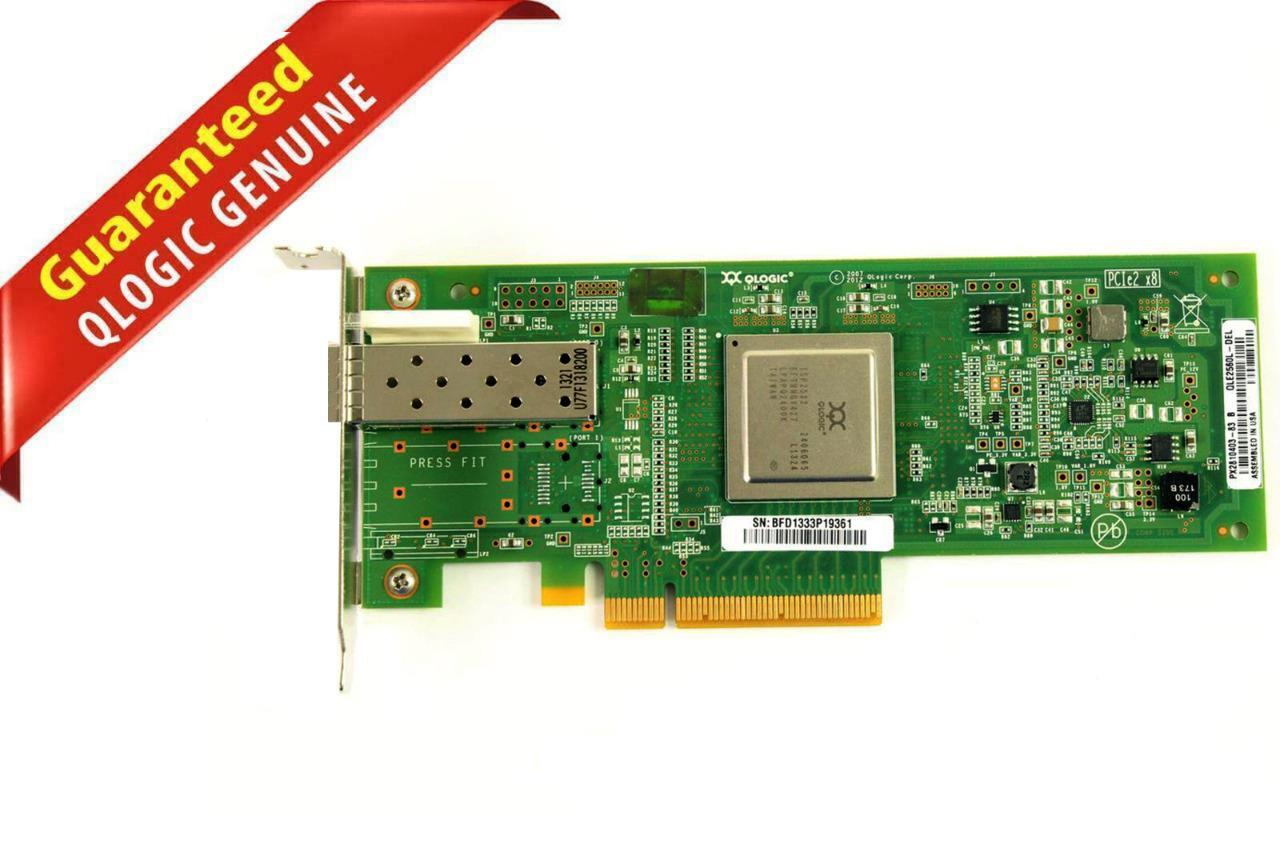 QLogic QLE2560L 1-Port PCI-E 2.0 x8 8Gbps Low Profile HBA W/O Transceiver 5VR2M