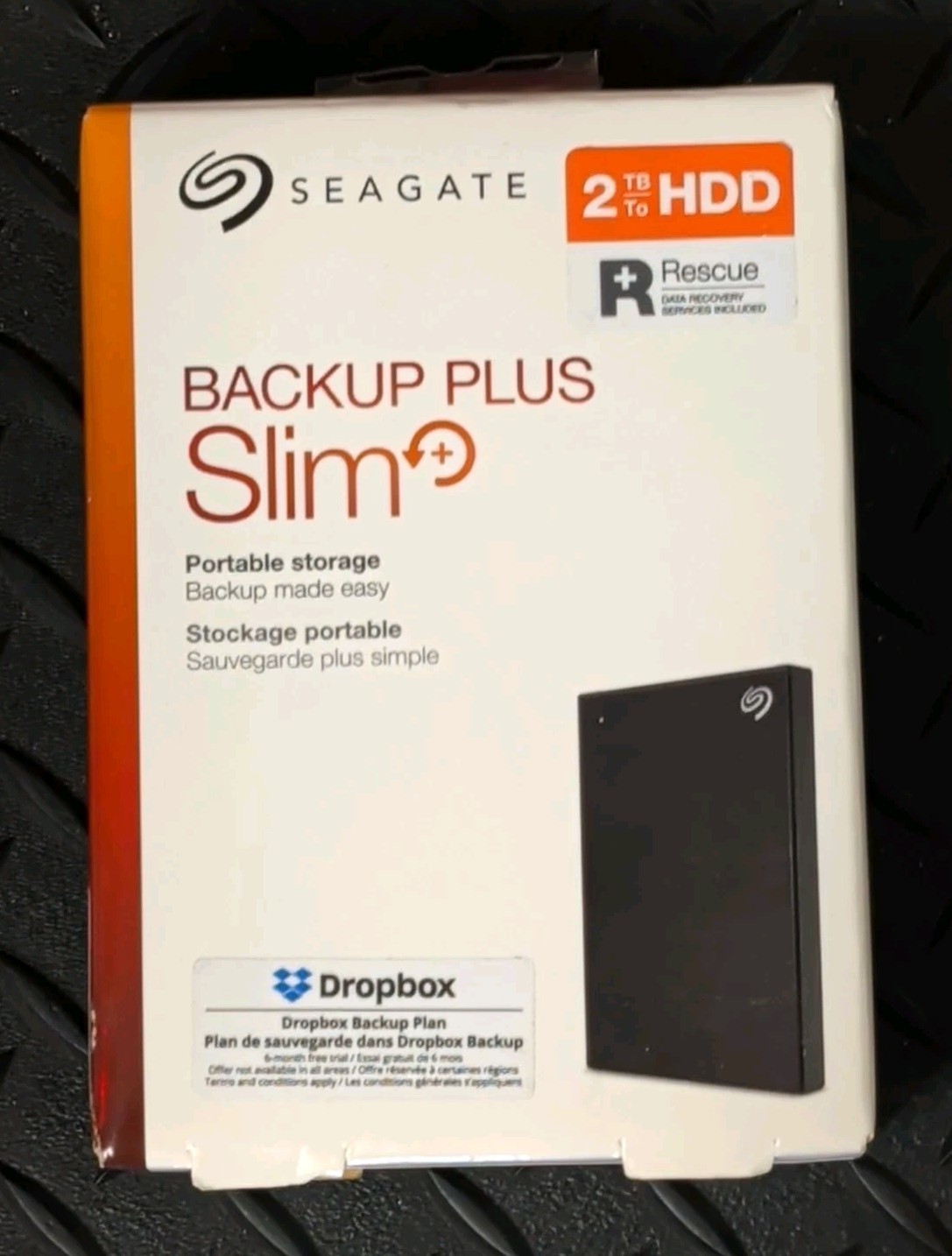 Seagate Backup Plus Slim 2TB External Harddrive (STHN2000400) 