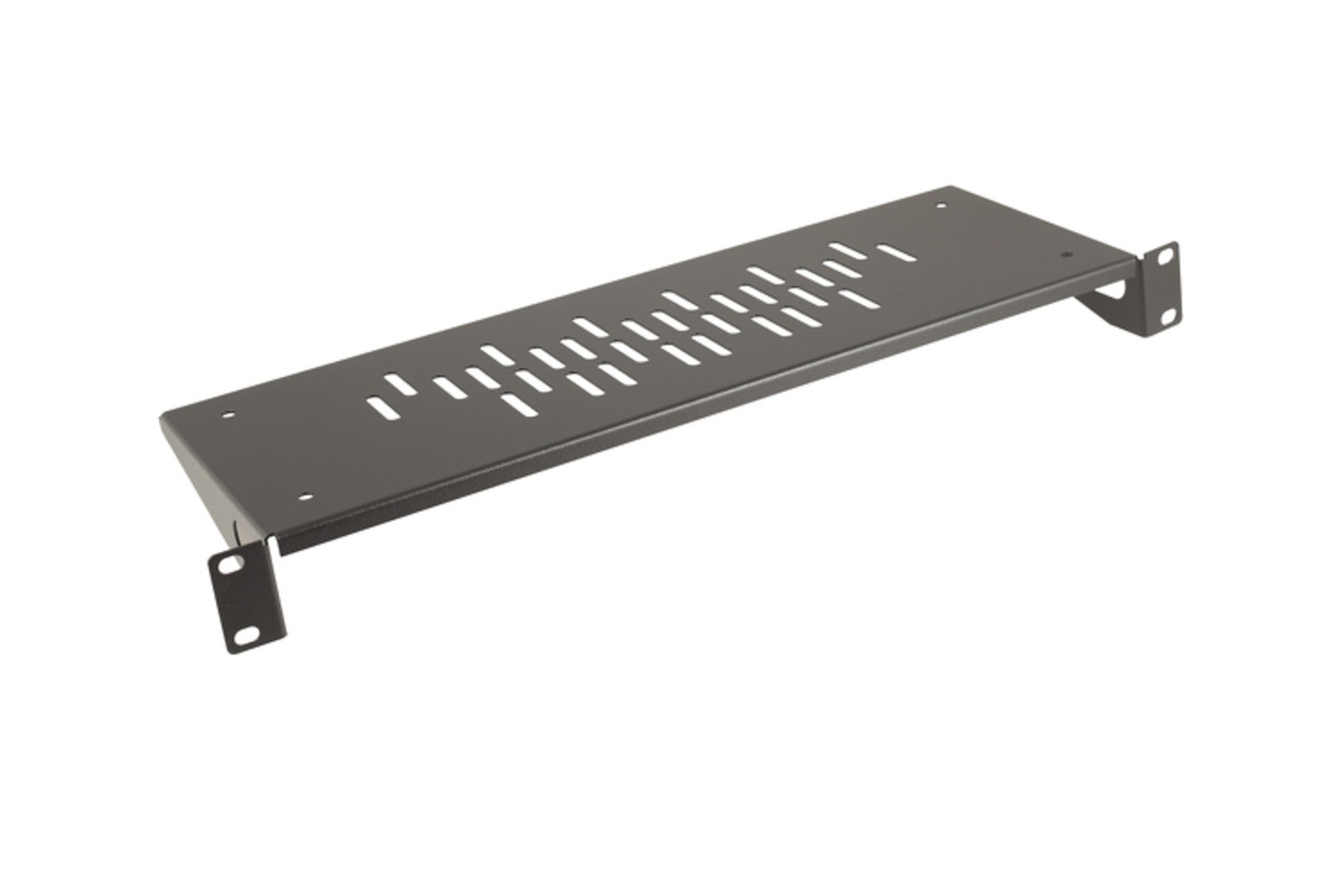 Kendall Howard 1U 6in Vented Base Light Duty Rack Shelf, LDRS1U6V
