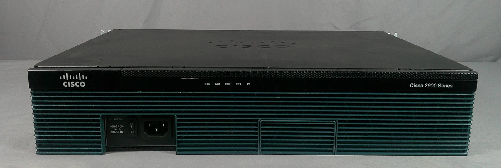 CISCO 2900 SERIES Integrated Services Route Gigabit Ethernet***USED GOOD***