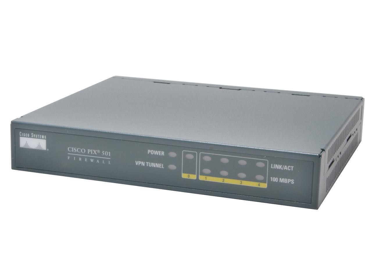 Cisco PIX-501-BUN-K9 100 Megabits Per Second New In Its Box