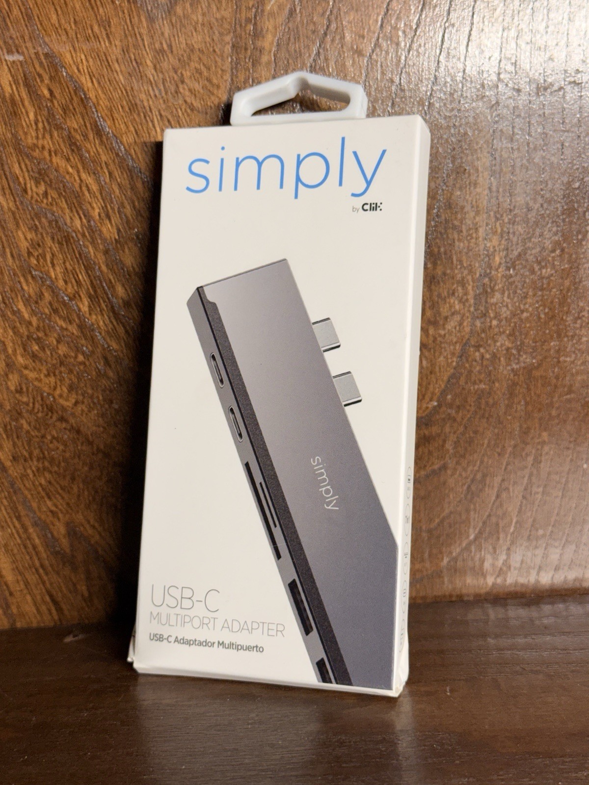 Simply by Clik USB-C Dual Multimedia Adapter for MacBook Pro/Air Space Gray New