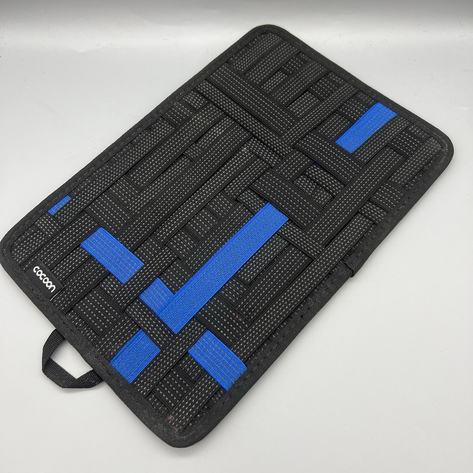 Cocoon GRID-IT Accessory Organizer Used 12”x8” Blue And Black