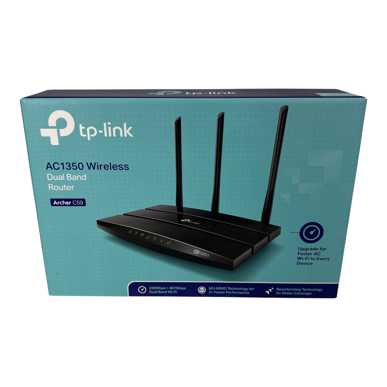 TP-Link AC1350 Wireless Dual Band Router Archer C59 Mu-Mimo Wi-Fi 4 LAN Ports