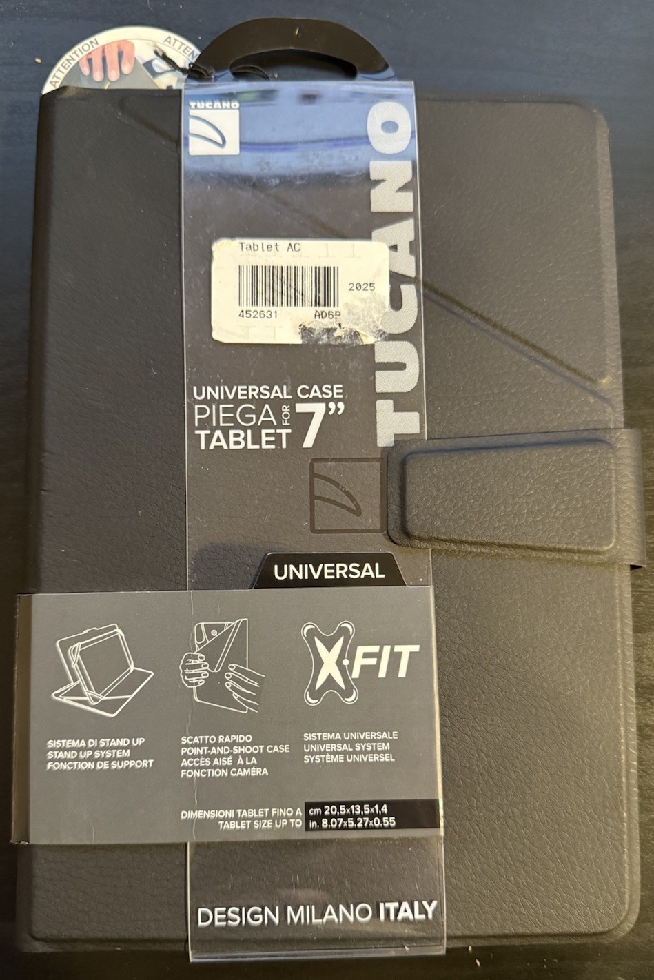 Tucano Universal Case Piega For Tablet 7”