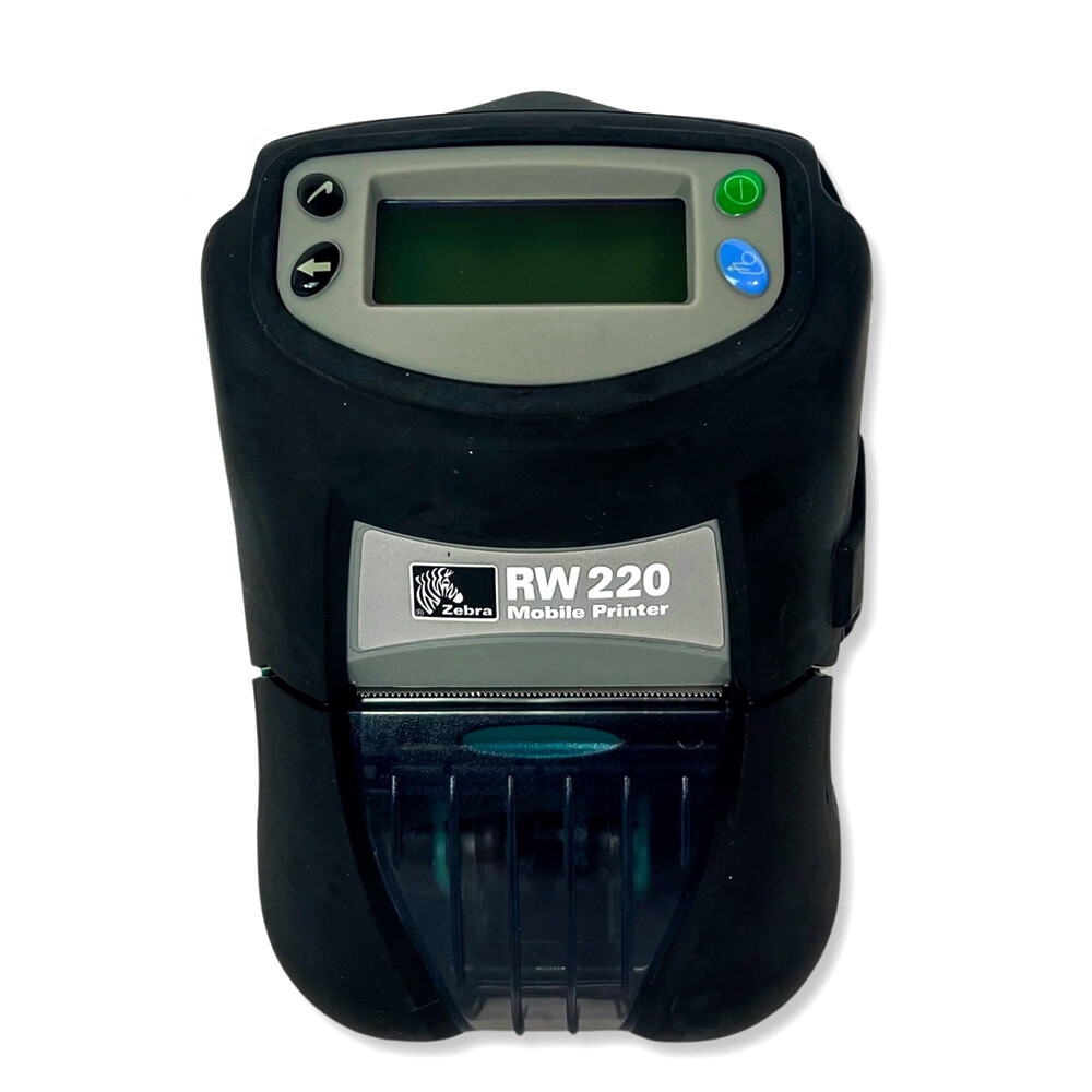 Zebra RW220 Mobile Thermal Label Printer 2" USB WiFi Bluetooth R2D-0UBA000N-L3