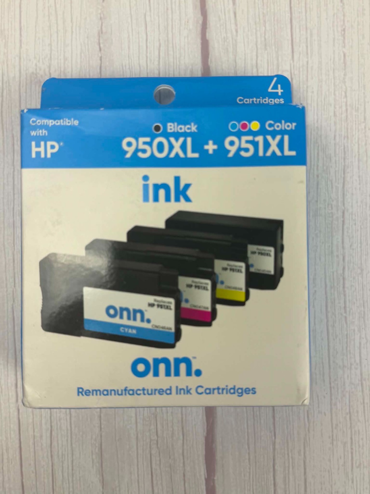 Onn for HP 950XL 951XL Compatible Ink Cartridges – High Yield BK/C/M/Y