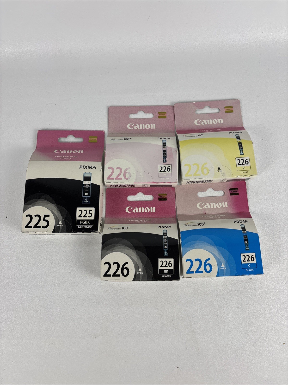 Canon Ink Cartridges Bundle Of 5 New Sealed 4 Of 226 1 Of 225