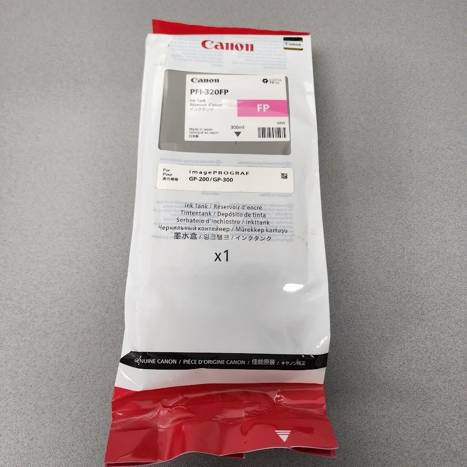 Canon PFI-320FP Fluorescent Pink Ink  300mL imagePROGRAF GP-200 GP-300 Exp 2025