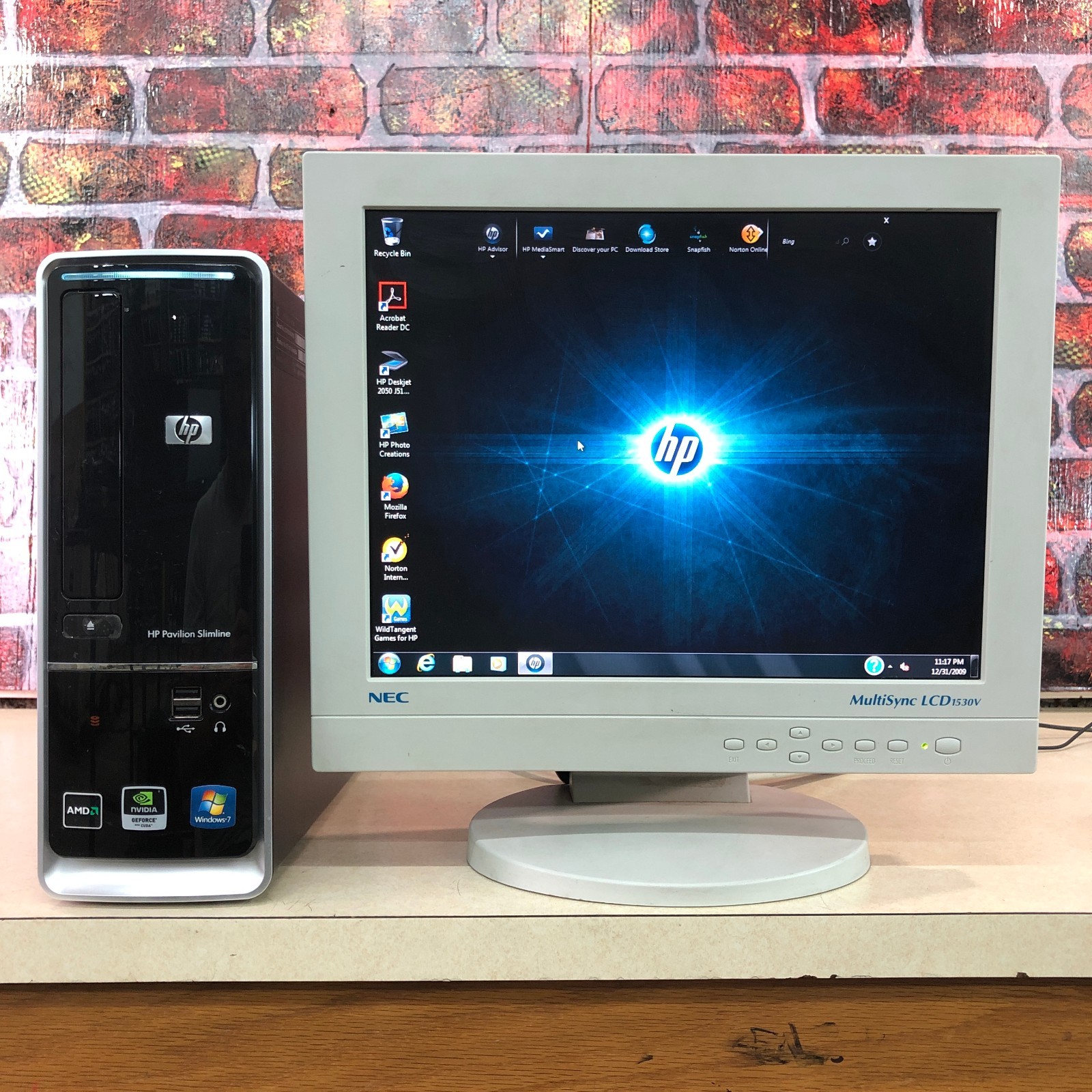 HP Pavilion Slimline PC Retro Gaming AMD Sempron 2.70GHz 3GB RAM (Windows 7)