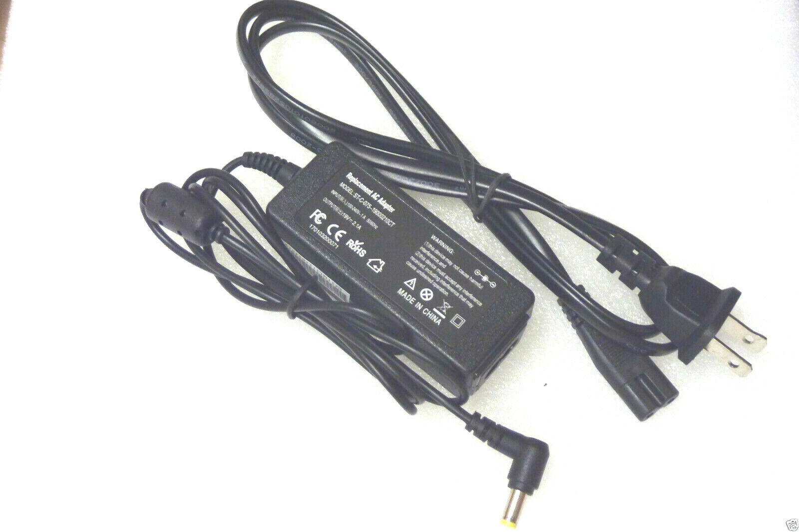 AC Adapter Power Supply Cord For Acer S222HQL S230HL S231HL LED LCD Monitor