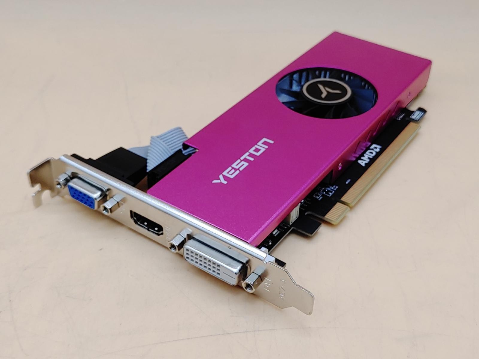 Yeston Radeon RX550 2GB GDDR5 PCIe 3.0 x8 Graphics Card (RX550-2G D5 LP)