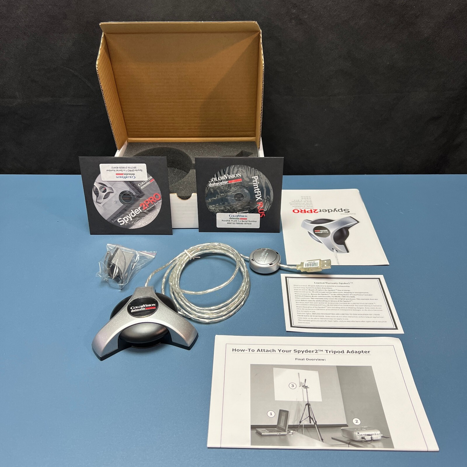 ColorVision Spyder2PRO Windows &Mac Software Color Calibration System NO BOX