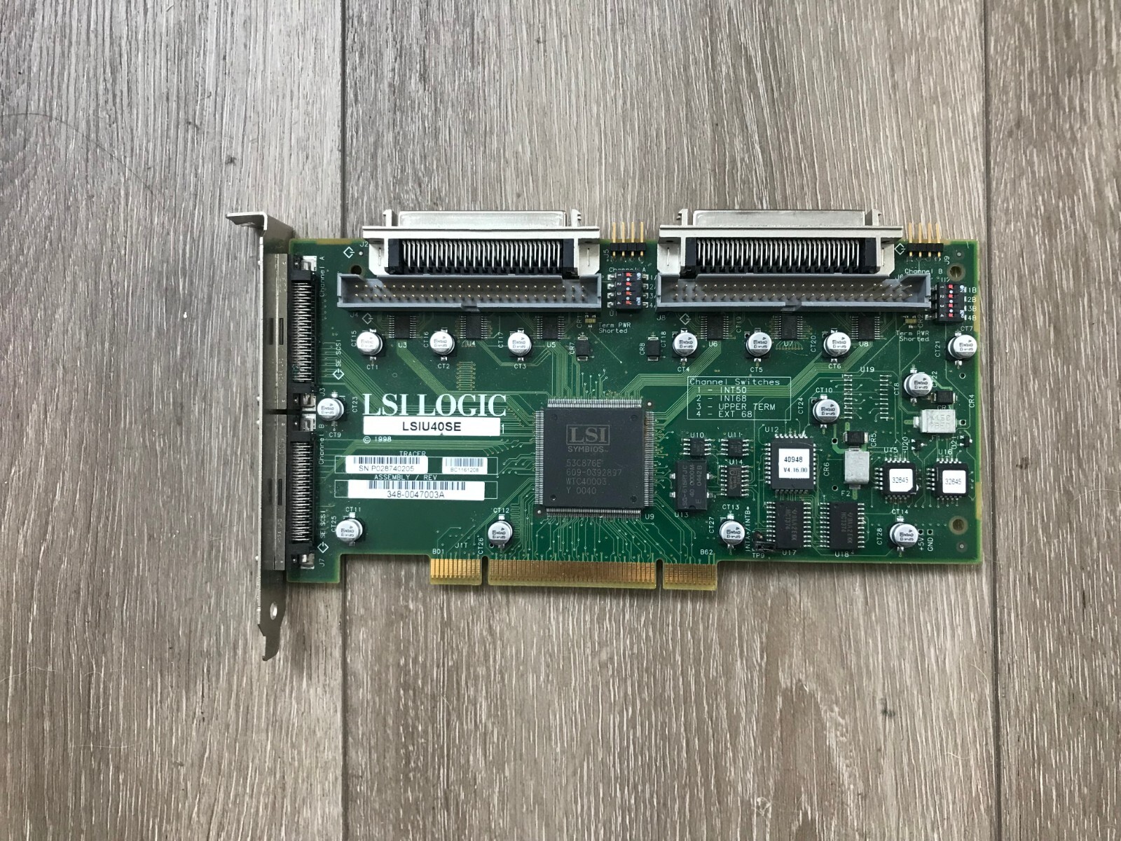 LSI Logic LSIU40SE Sun SCSI Controller Dual Channel