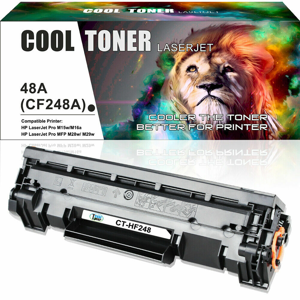 1x CF248A 48A Toner Compatible For HP LaserJet Pro M15a M15w M28w M29a M29w MFP