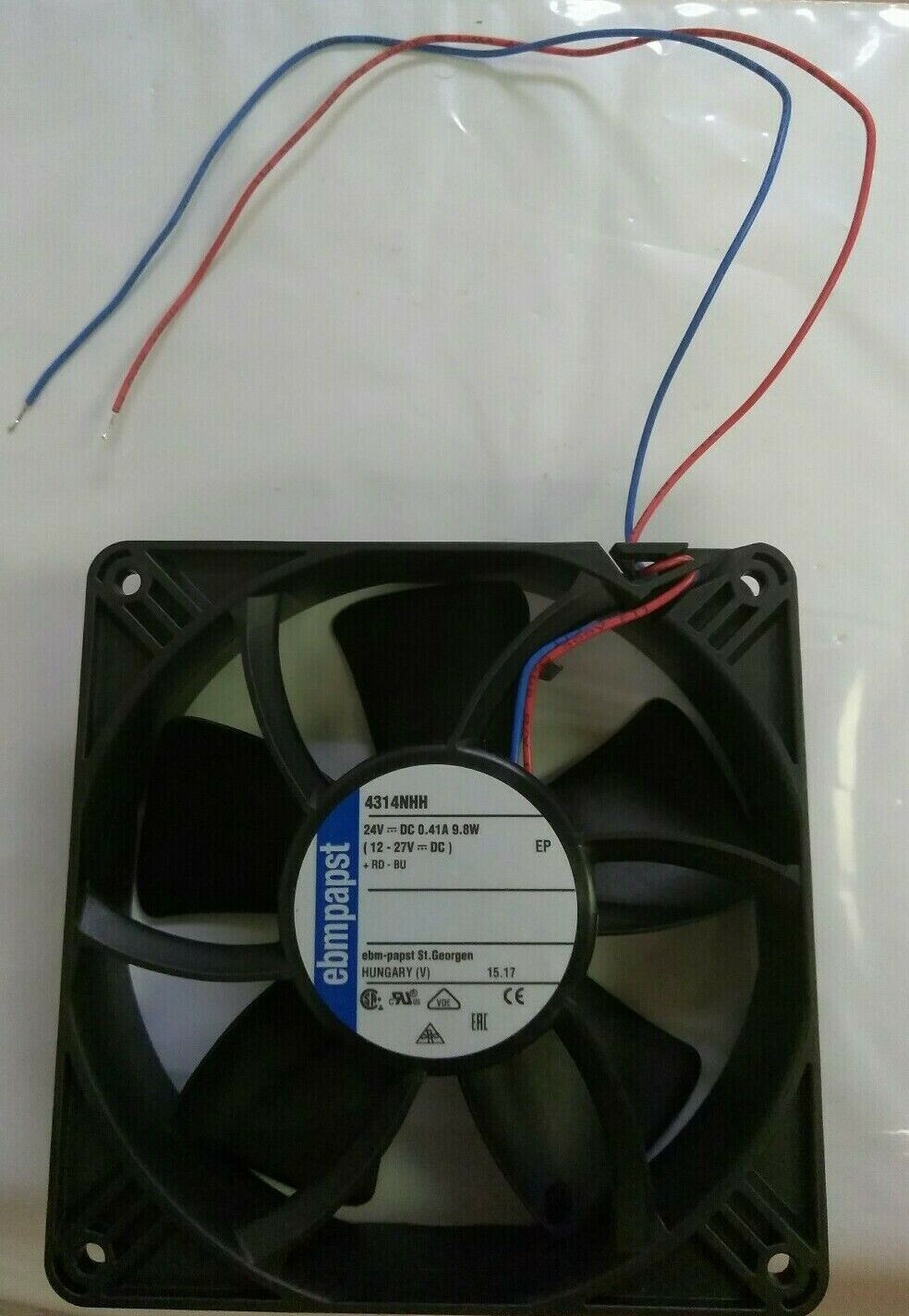 NEW EBMPAPST 4314NHH  DC24v 0.41A 9.8W Special fan for frequency converter