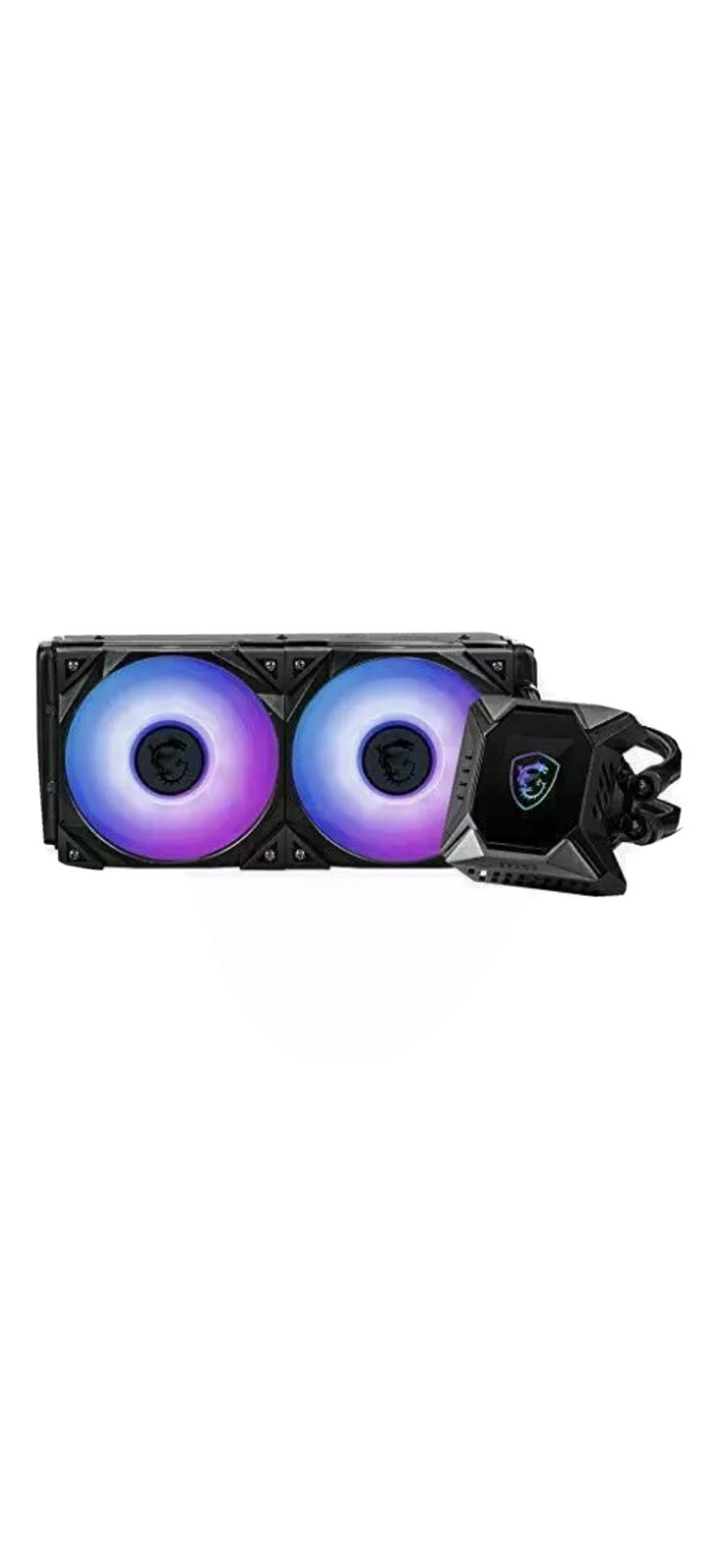 MSI MPG Series CORELIQUID K240 RGB CPU Liquid Cooler 240mm Radiator Dual Fans