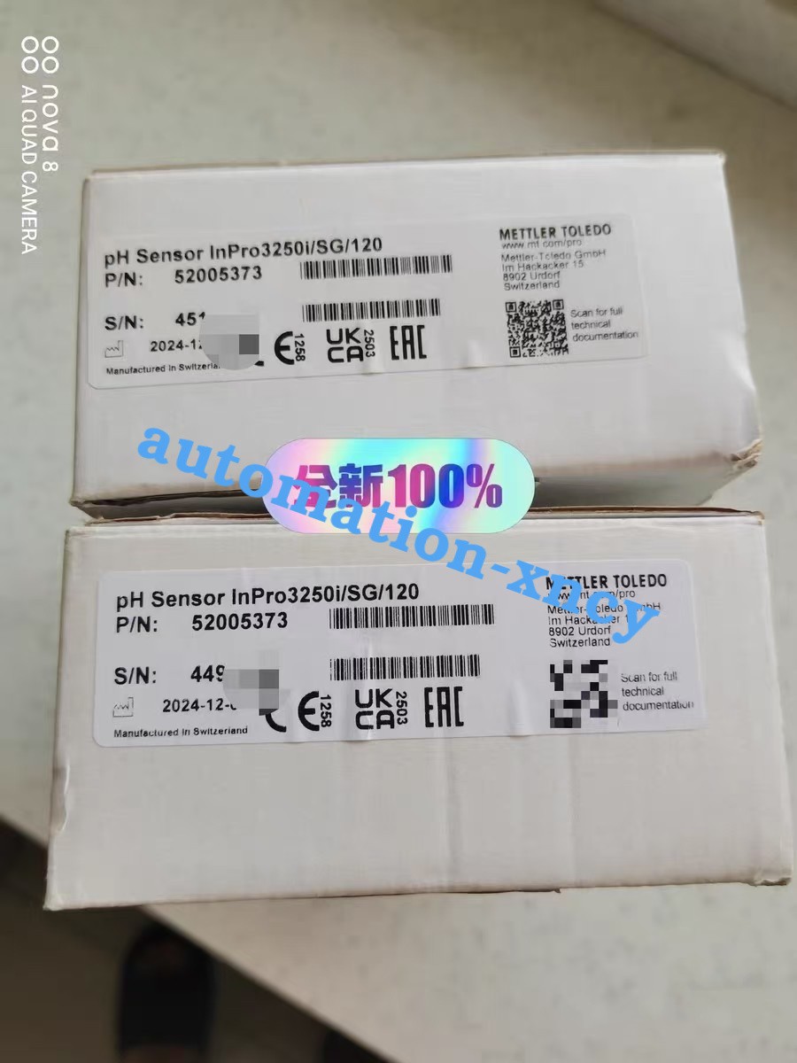 1PCS New Mettler Toledo pH Sensor InPro3250i SG 120 52005373