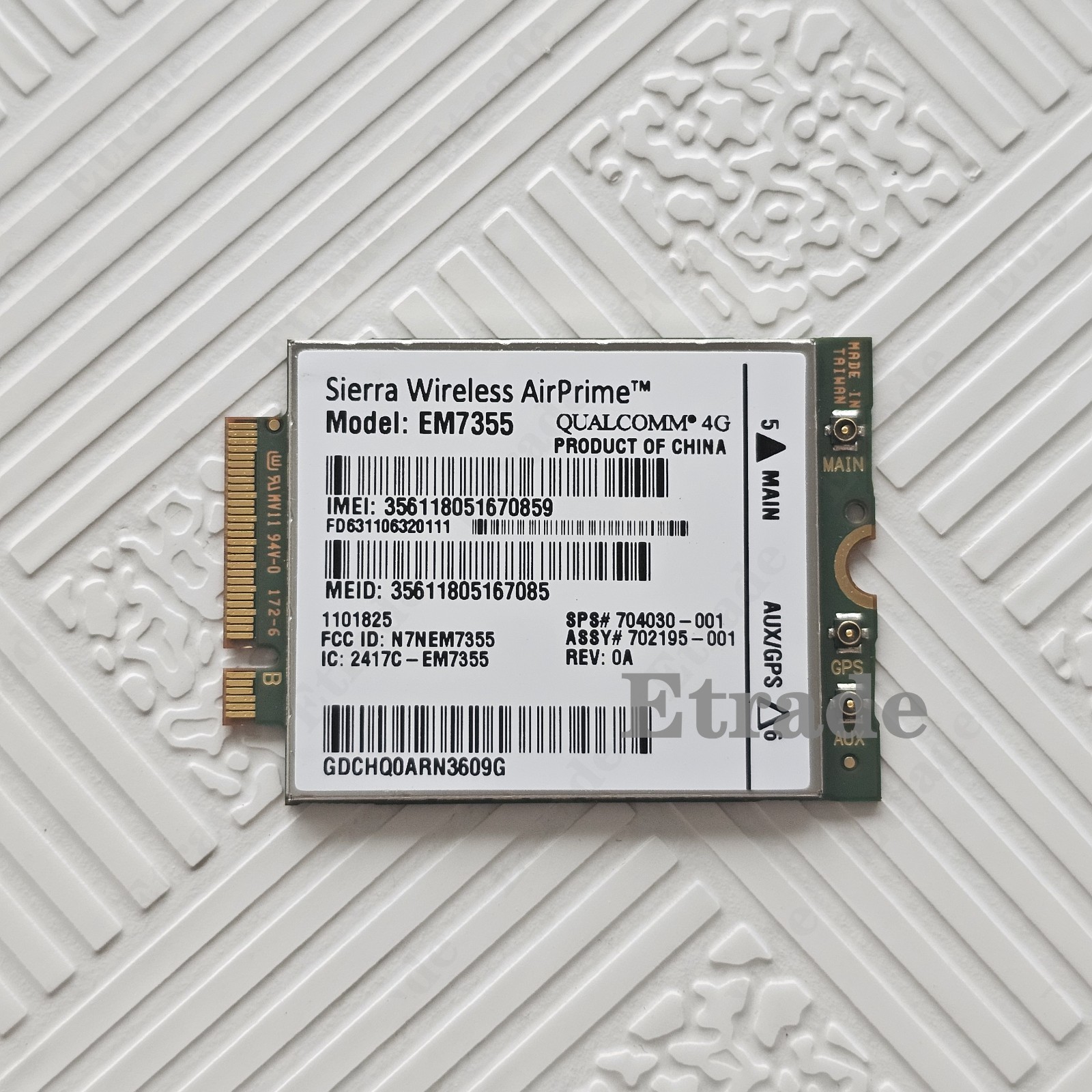 New Unlock Sierra Gobi5000 EM7355 For LT4111 820 G1 WWAN NGFF 4G Card 704030-001