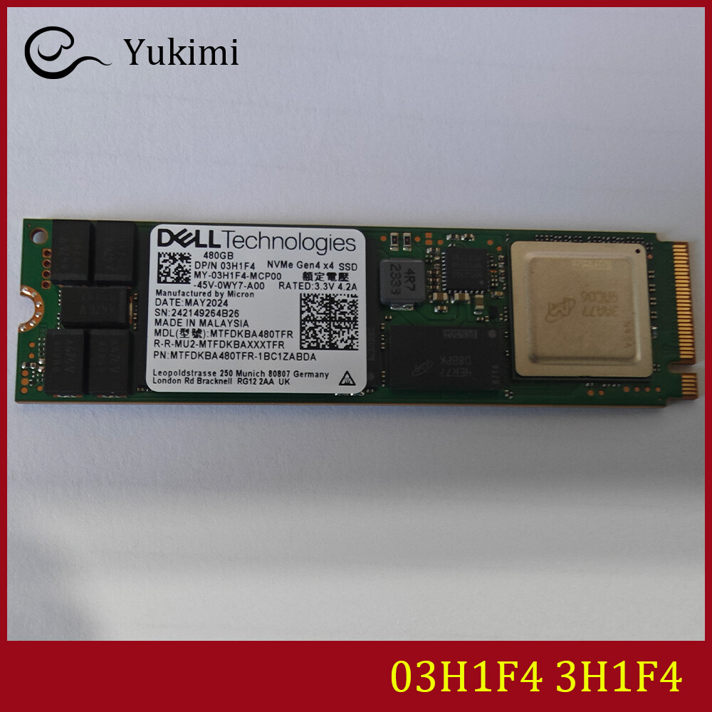 03H1F4 FOR DELL PowerEdge 3H1F4 Server NVME M.2 Hard Disk