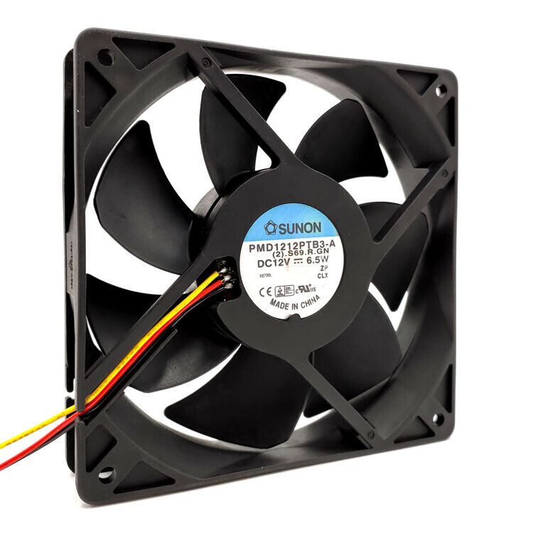 1PC PMD1212PTB3-A 12V 6.5W 12025 12CM 3-wire Chassis Cooling Fan