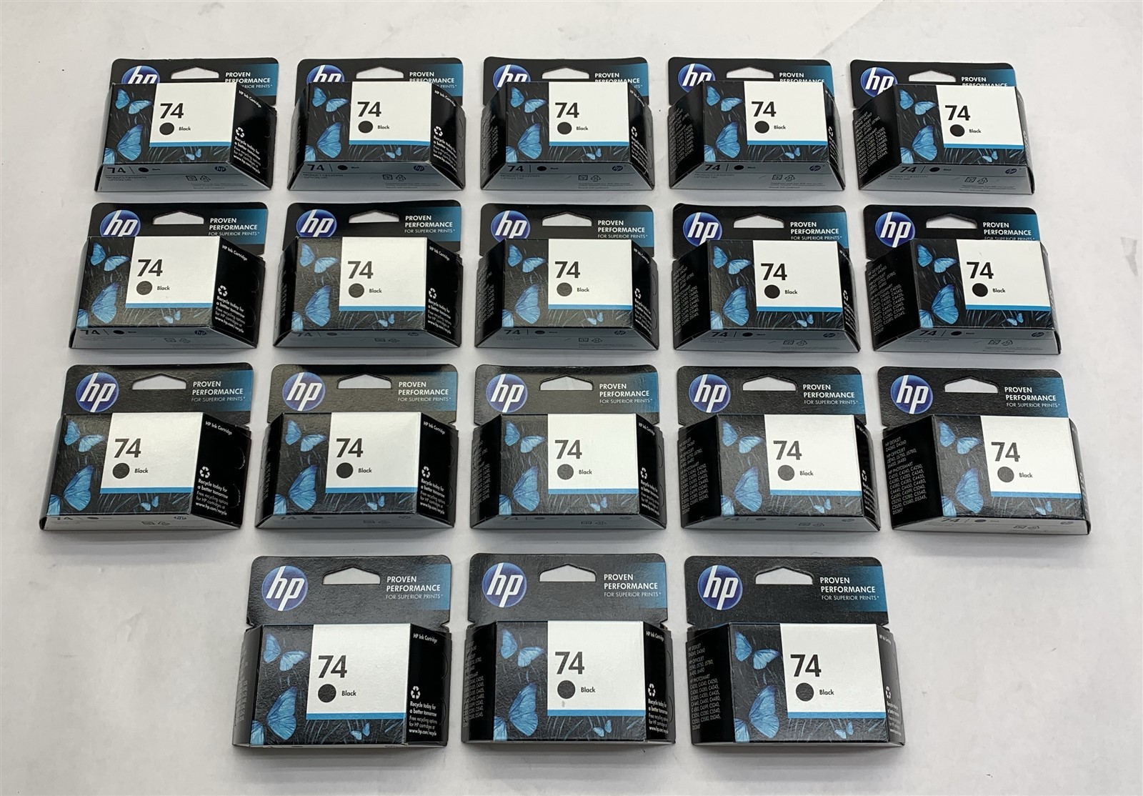 HP 74 CB335WN Photosmart Black Ink Cartridge Genuine NEW Sealed EXP:2014 Lot 18
