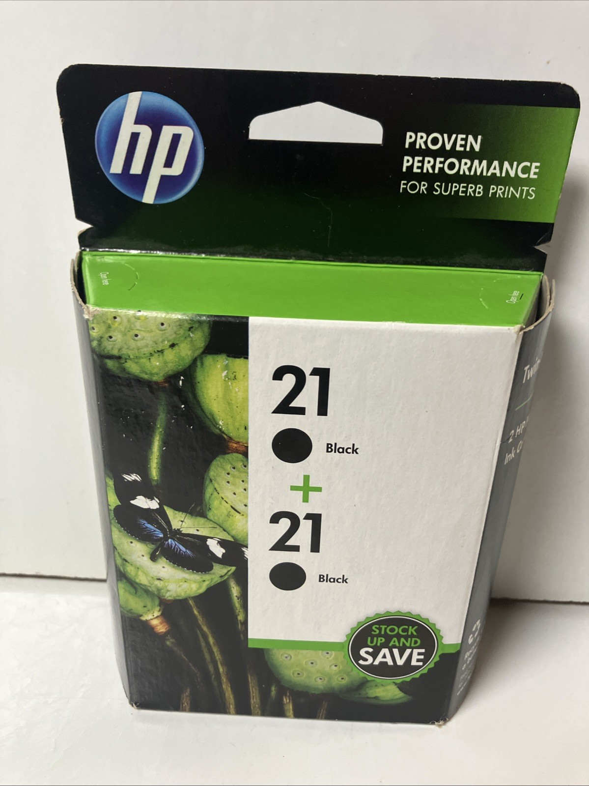 HP 21 Black 2-Pack Warranty Ended January 2019 New Sealed Box