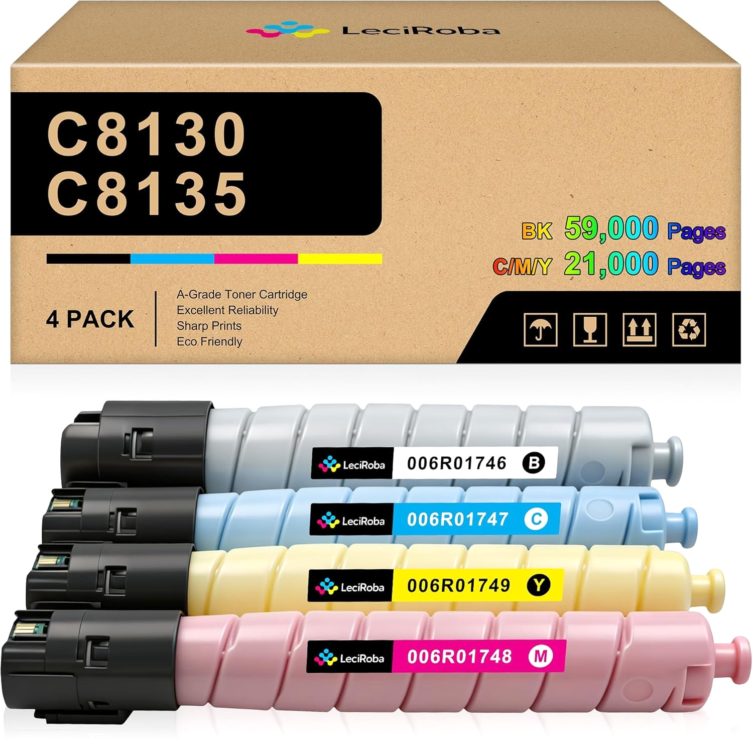 Toner Cartridge Replacement for Xerox AltaLink C8000 and C8100 Series Printers