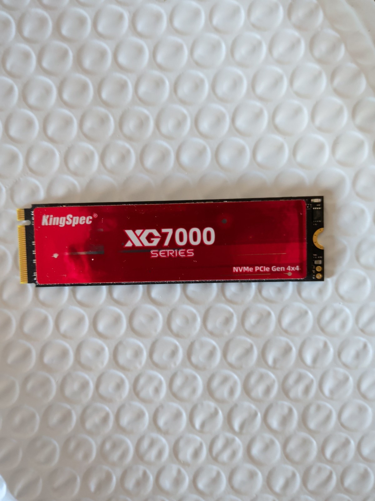 KingSpec XG7000-4TB 4TB NVMe M.2 SSD SMART Data Provided