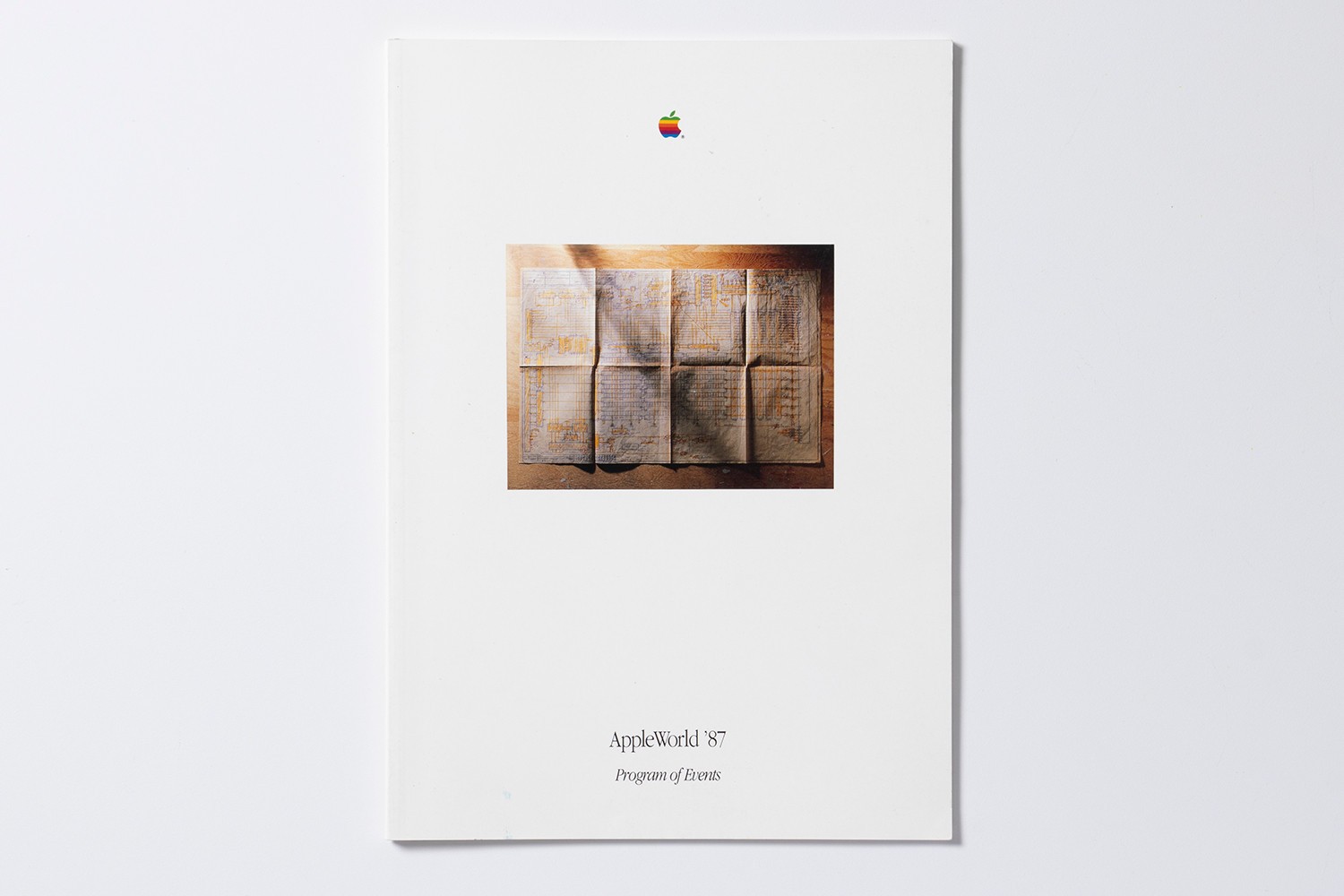 Apple History AppleWorld 1987 Program from the collection of the photographer