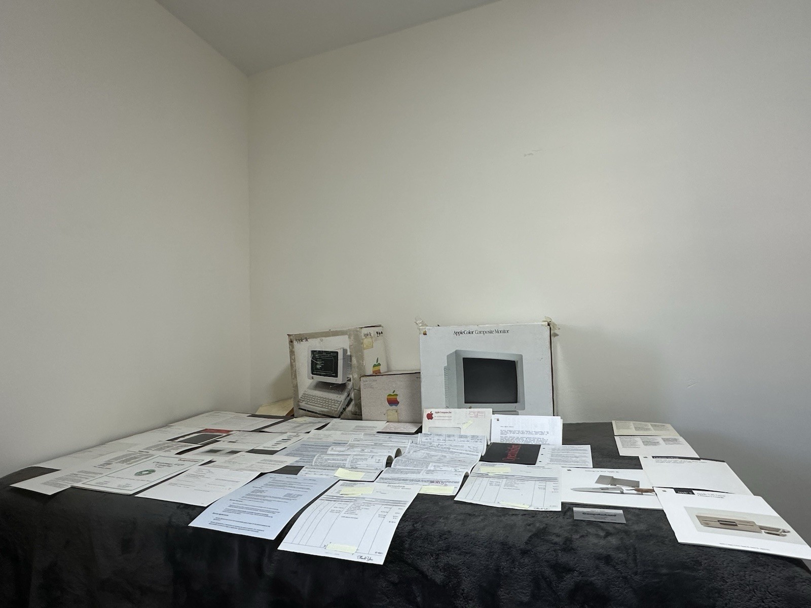 Apple IIc Full 1987 Provenance Set w/ Monitor, 5.25 Drive & OR Docs Rare Vintage