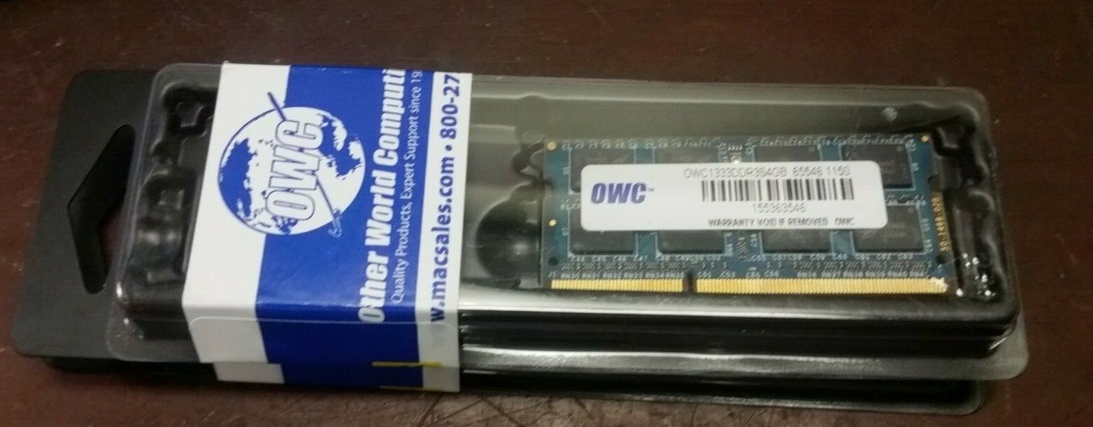 OWC 8GB 2x4GB PC3-10600 DDR3 1333MHz SO-DIMM Memory OWC1333DDR3S4GB