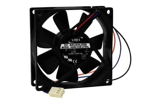 ADDA 8025 12V 0.25A Fan AD0812HB-A76GL 3-Pin 80x80x25MM High Speed