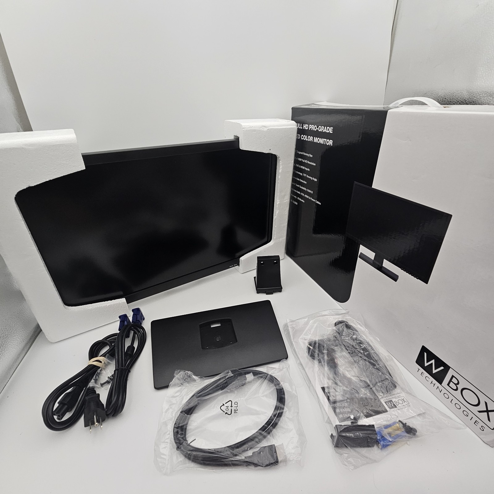 W BOX Technologies OE-22LED Full HD Pro-Grade LED Color Monitor 21.5"