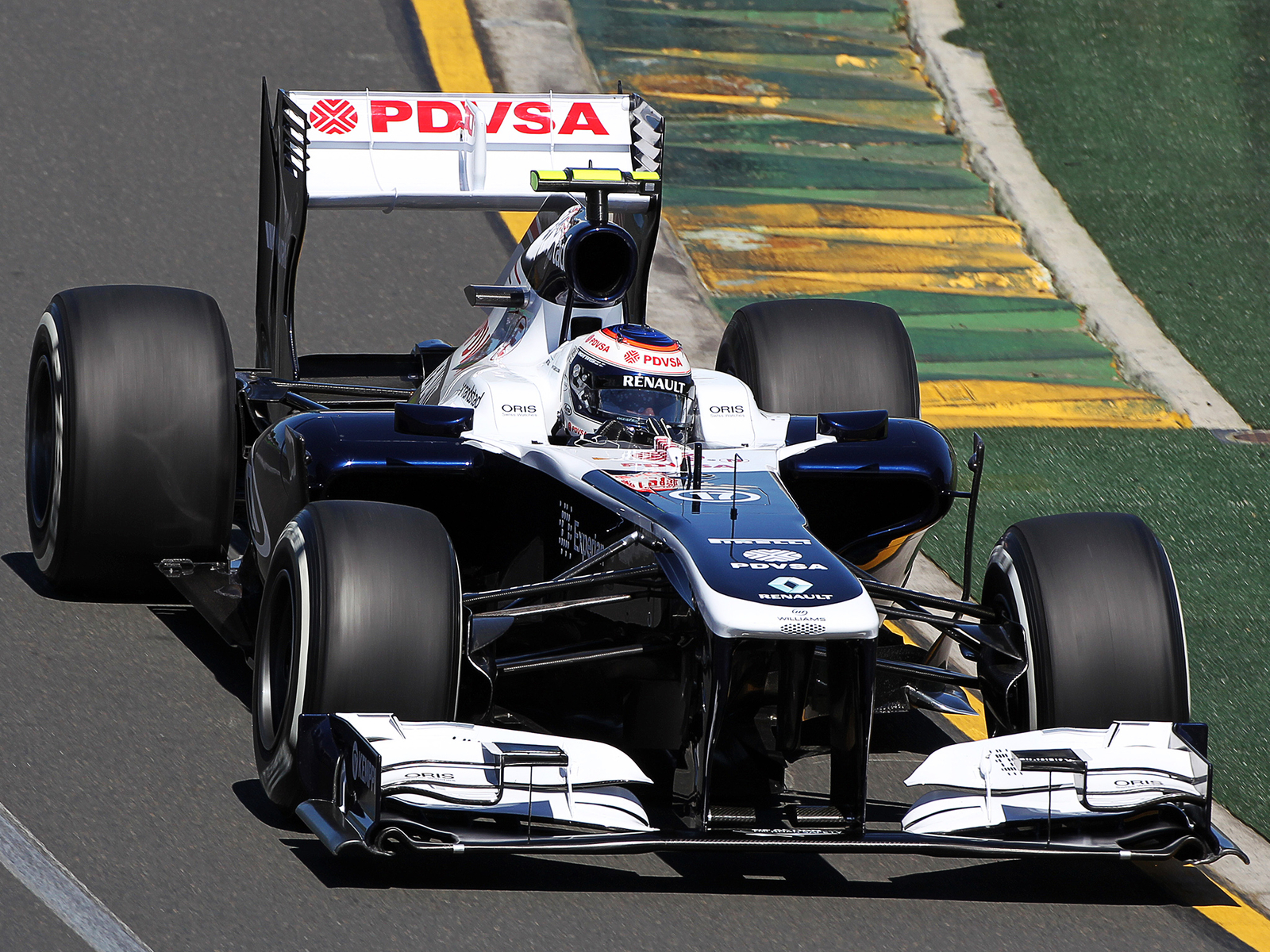 Cars 2013 williams fw35 formula one race racing f 1 Desk Mat Stitched
