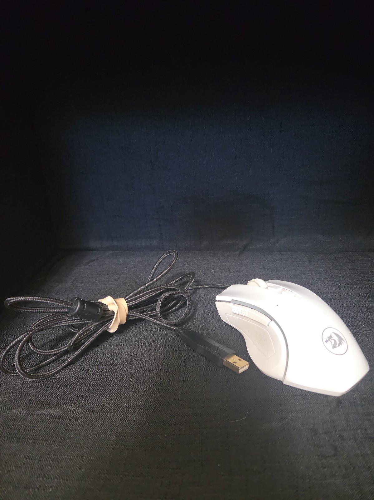 Redragon M602 Griffin RGB Wired Gaming Mouse-Ergonomic-White (Tested & Working)