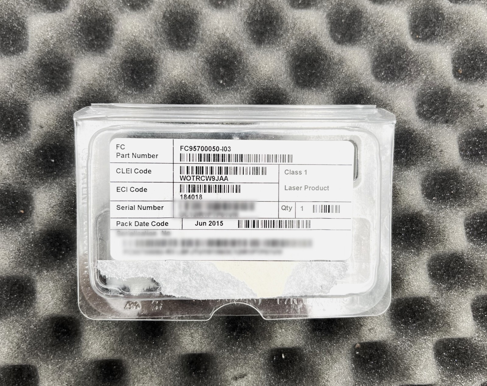 Fujitsu FC95700050-I03 OC-12 SFP OPT TRANSCEIVER WOTRCW9JAA (* We buy Fujitsu *)