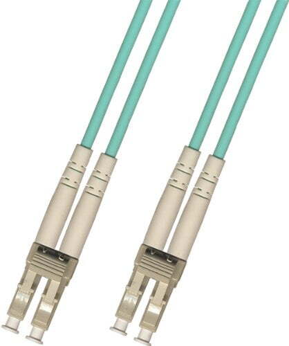 200M 40GB OM4 Multimode Duplex Fiber Optic Cable 50/125 LC Aqua Patch Cable