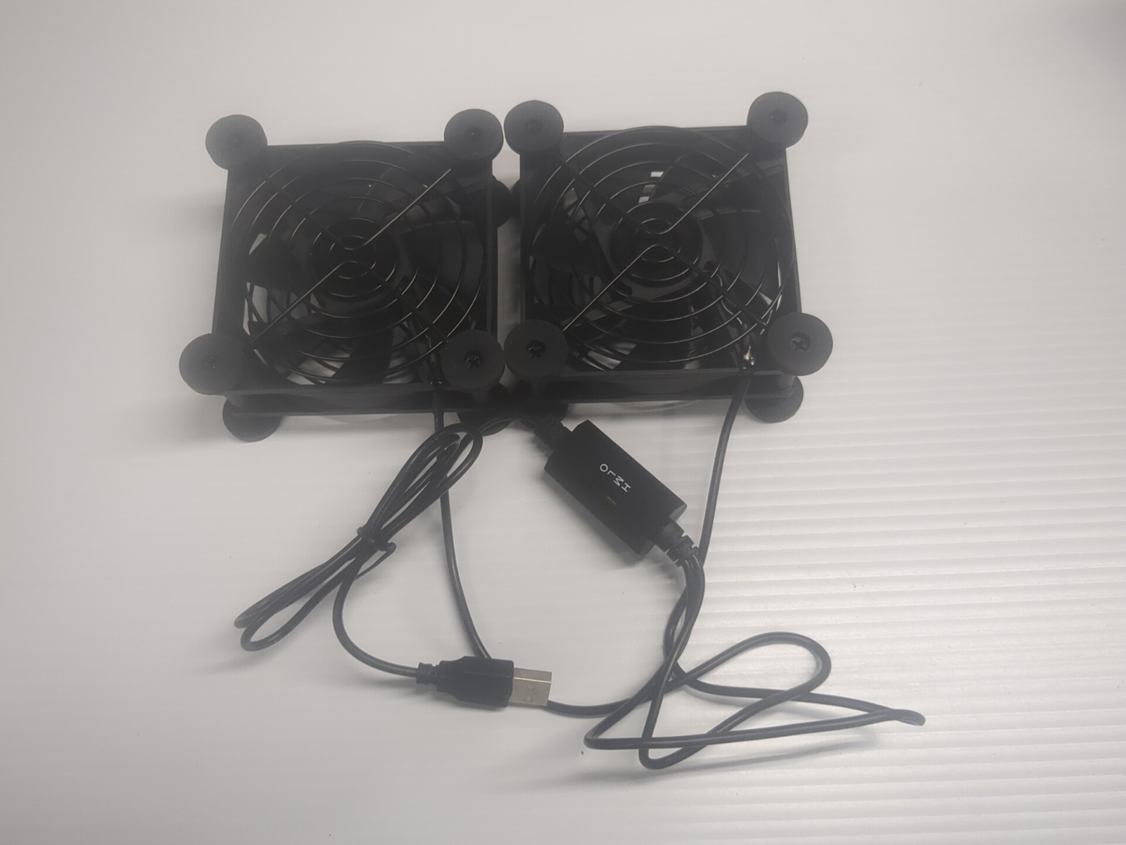 Dual  Usb Cooling Fan Speed Router Radiator Cooler for Efficient Heat Dissipa