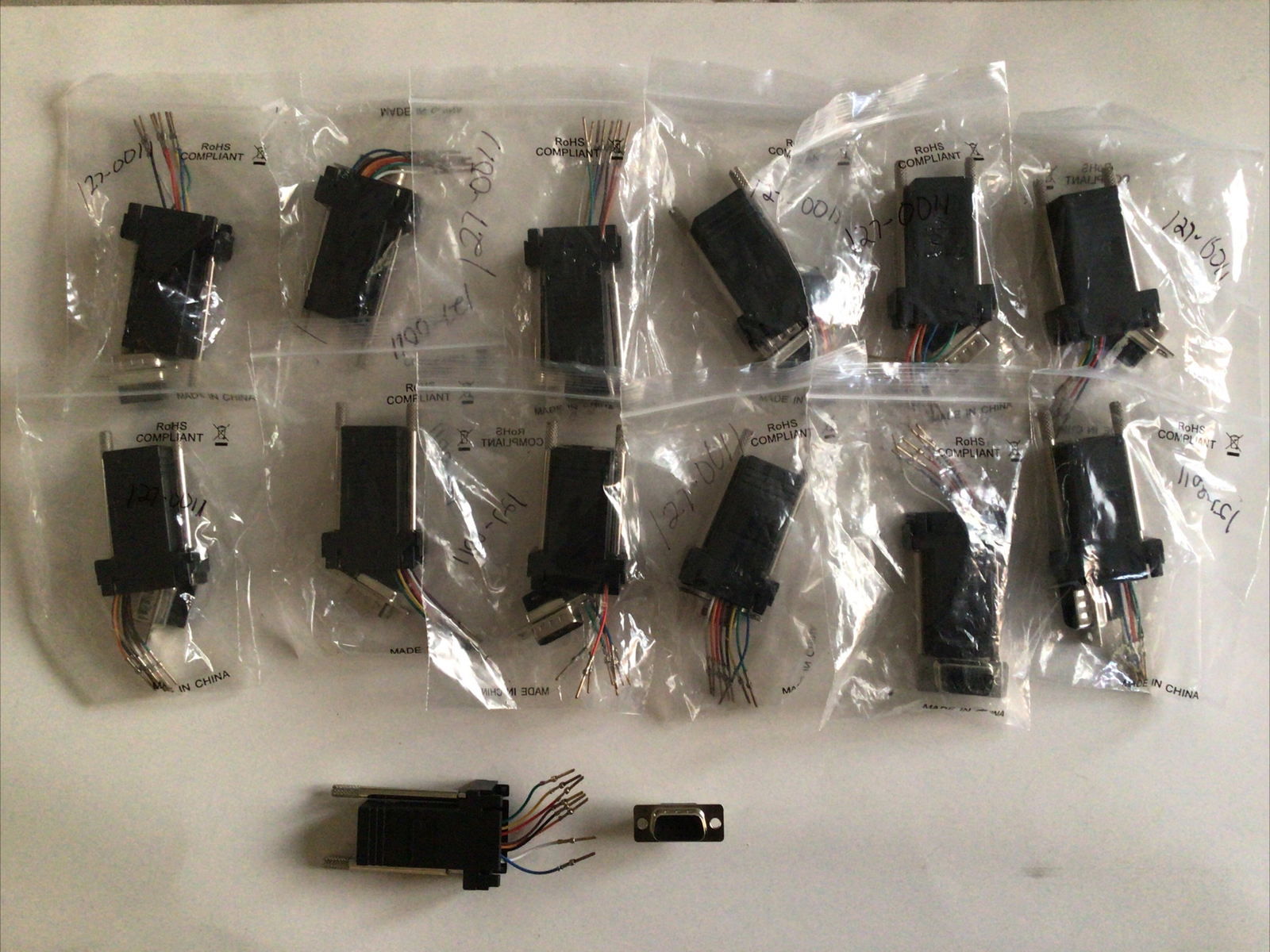 Lot Of 13 - StarTech.com  DB9 to RJ45 Modular Adapter - M-F - Serial adapter - D