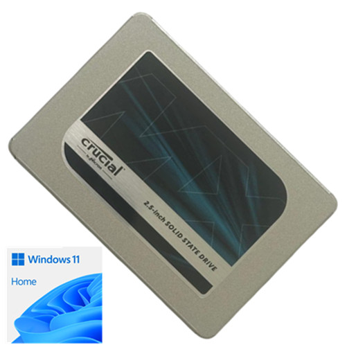 Crucial 1TB MX500 SATA 2.5" SSD w\ Windows 11 Home for Lenovo HP Dell ASUS IBM
