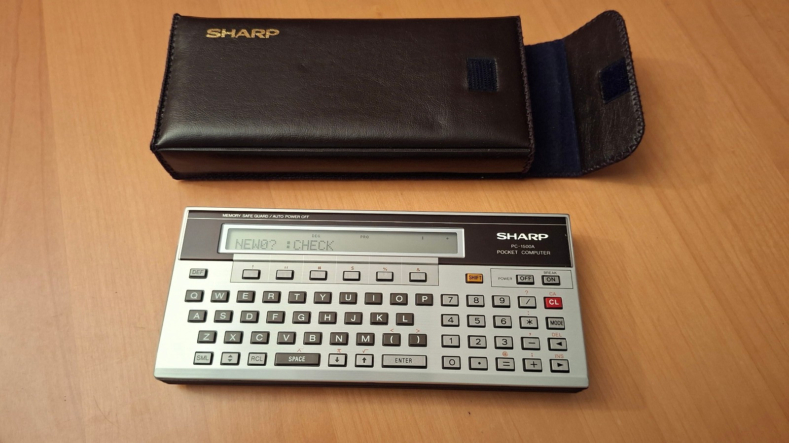 Sharp PC 1500A Very Nice Mini Computer / Tested / Working