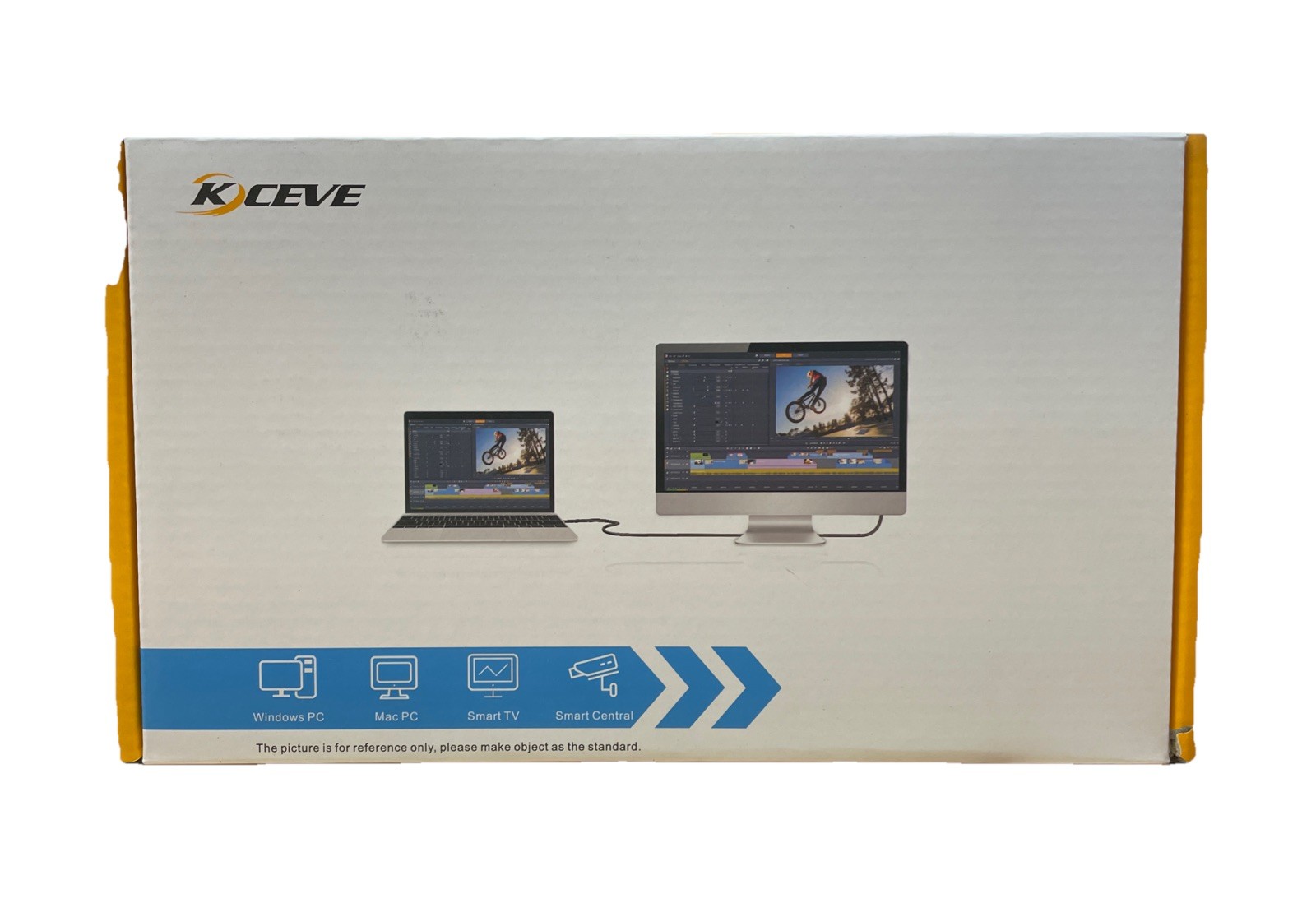 KCEVE 8K Dual Monitor DisplayPort USB3.0 KVM Switch 3 PC 2 Monitor Ultra HD