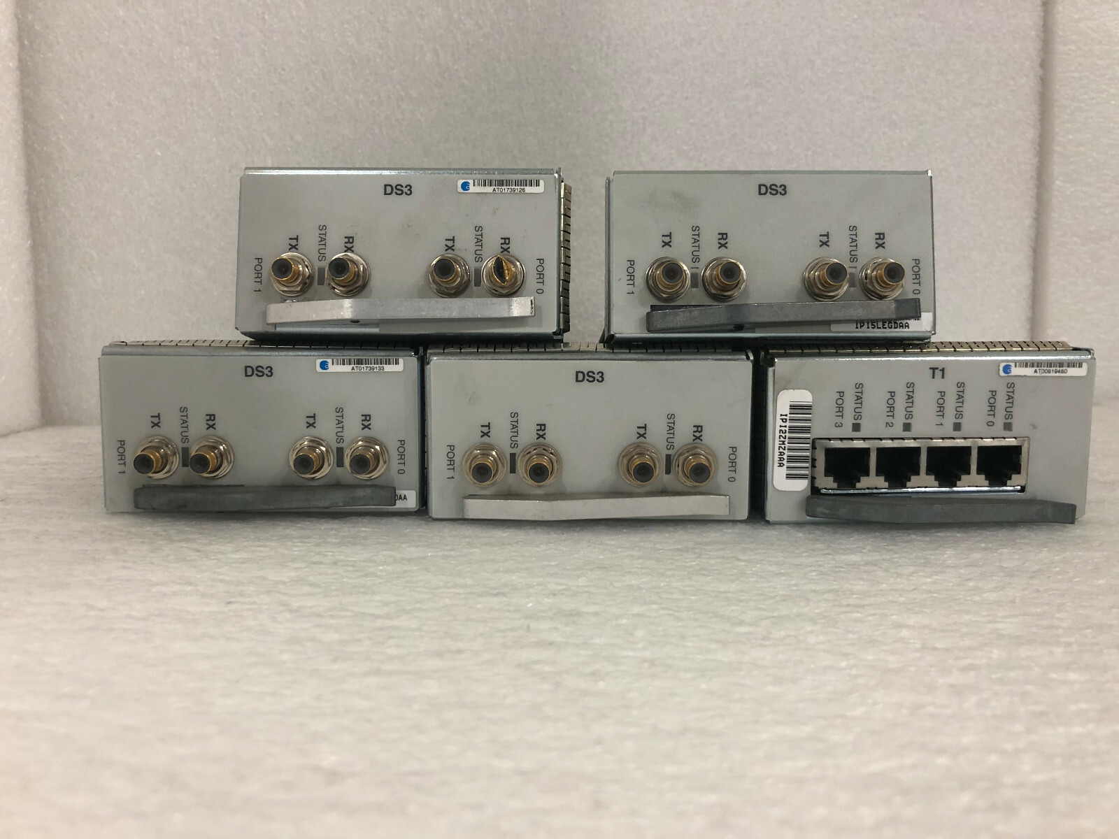 Juniper LOT of PE Module's for M7i/M10i Router's 4 x PE-2DS3 & 1 PE-4T1-RJ48