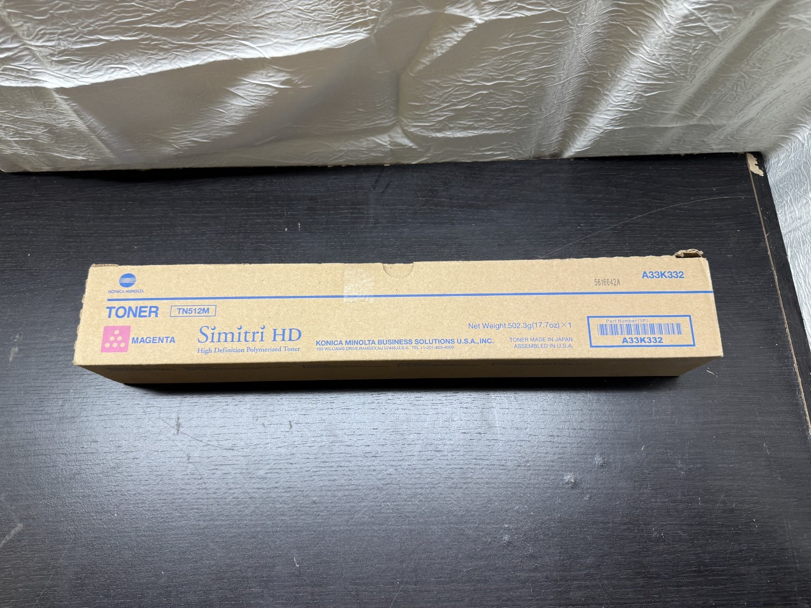 Konica Minolta TN-512 Magenta Standard Yield Toner Cartridge (A33K332)