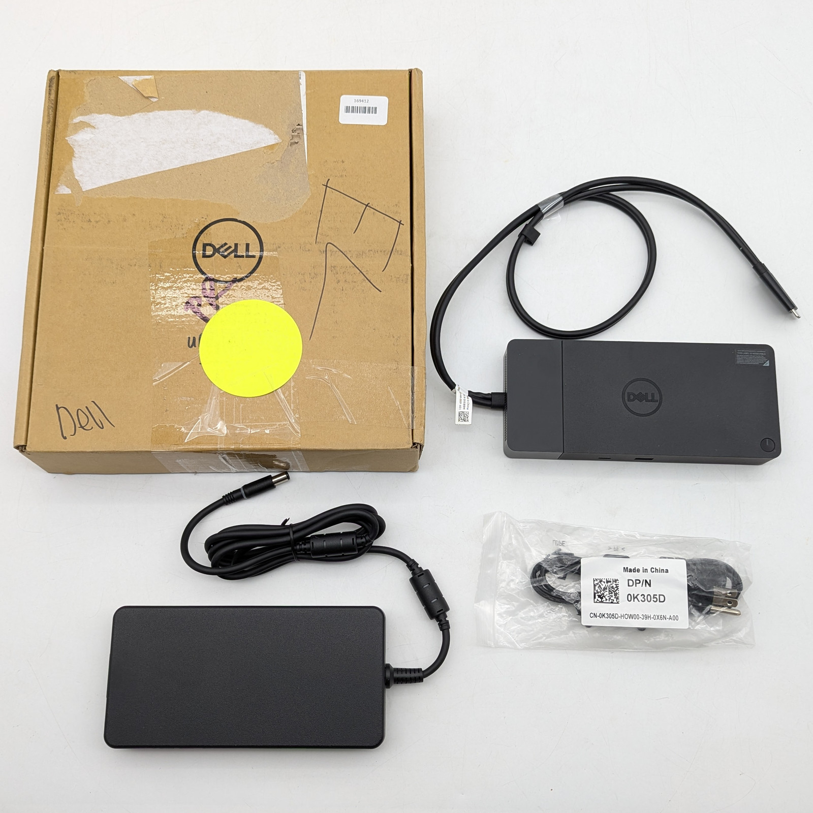 DELL Performance Docking Station w/240 Watt Adapter (WD19DCS) Black