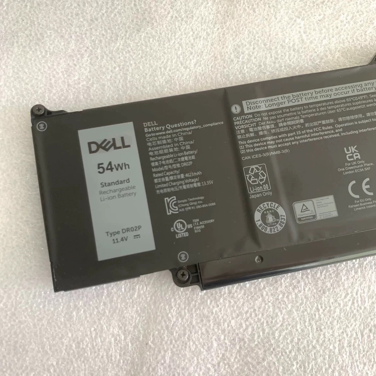 OEM Genuine DR02P Battery For Dell Latitude 14 3440 5440 15 5540 13 5340 R73TC