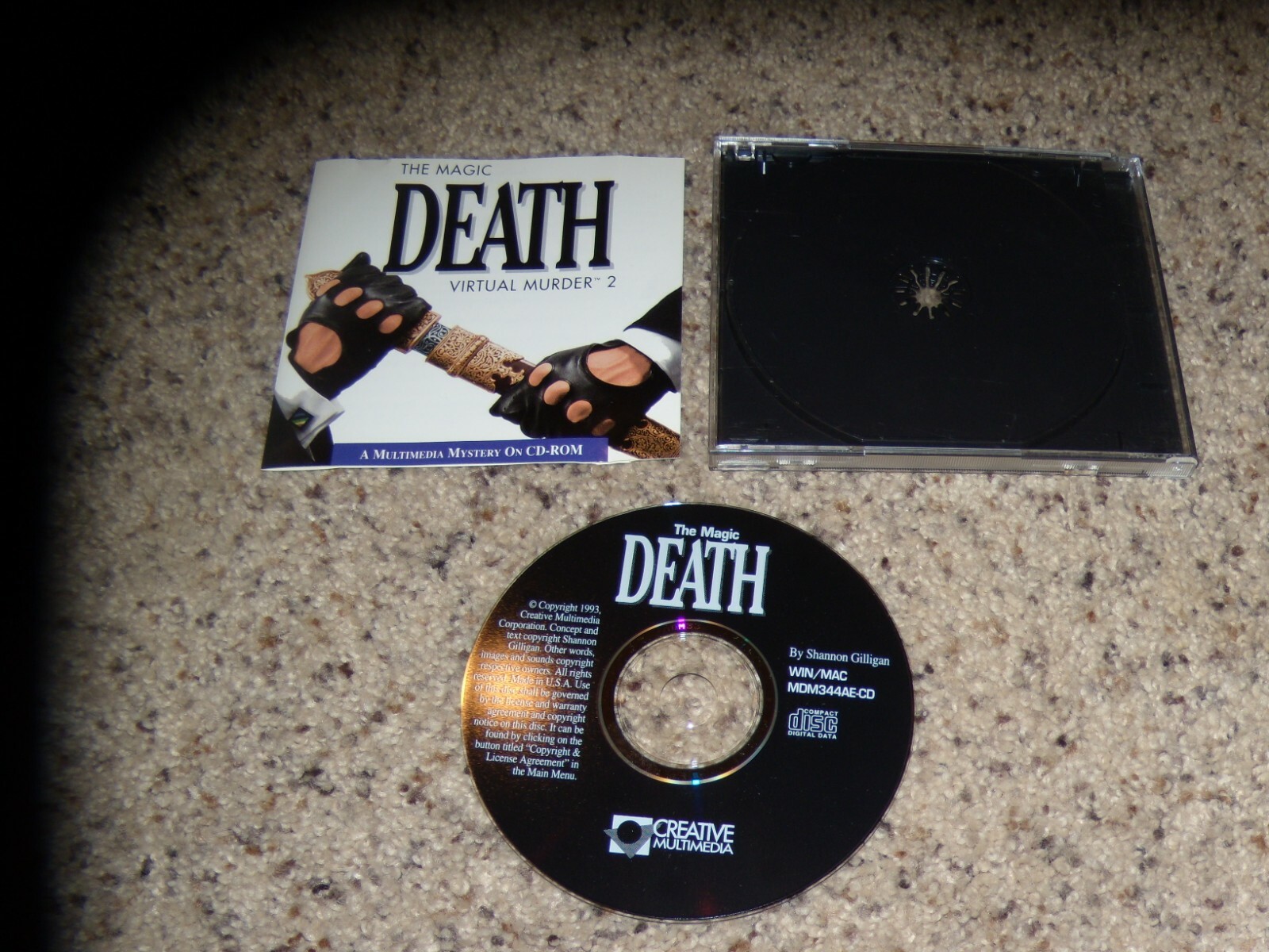 The Magic Death Virtual Murder 2 (PC, 1993) Near Mint Game