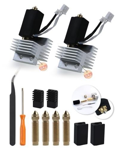 Ceramic Hotend Upgrade Kit 2 Pack for Elegoo Centauri Carbon Nozzle Set Tools